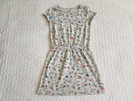 Cool Club sukienka szara i wzorki nowa roz 140