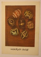 WESOŁYCH ŚWIĄT - PISANKI RZESZOWSKIE - PISANE WOSKIEM, CZYSTA, 1966 rok
