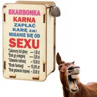 PREZENT NA DZIEŃ BABCI I DZIADKA ŚMIESZNA SKARBONKA WALENTYNKI URODZINY