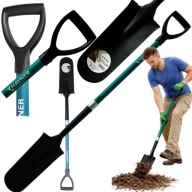 ŁOPATA SZPADEL DRENARSKI SADOWNICZY DŁUGI WĄSKI DRENAŻ SADZENIE DOŁOWNIK