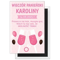 MAGNES pamiątka WIECZÓR PANIEŃSKI PREZENT dla PANNY MŁODEJ i GOŚCI upominek