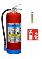 Gaśnica pianowa 6L ABF do domu i kuchni z legalizacją i wieszaliem