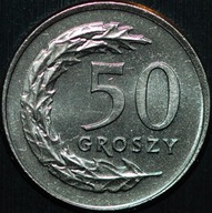 50 groszy 1991 - menniczy egzemplarz