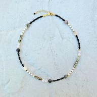 Naszyjnik N°4 | Spinel, moonstone, jaspis