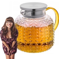 DZBANEK SZKLANY ŻAROODPORNY KADAX 1,3L – ELEGANCJA I FUNKCJONALNOŚĆ