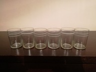 Szklanki vintage zestaw 6 sztuk PRL