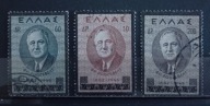 Grecja-A4 kasowana seria 1945r.