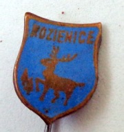 Kozienice herb - mini odznaka .