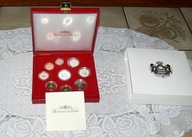 MONACO - Okolicznosciowy zestaw monet - 1 Cent - 5 Euro - 2004 - UNC - ETUI