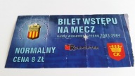 bilet KORONA Kielce - STAL Stalowa Wola 2003/04