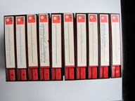 BASF TAŚMA MAGNETOFONOWA KASETOWA ZESTAW 10 SZT NAGRANE