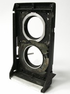 MAMIYA C330: czołówka z mechanizmem naciągu UNIKAT!