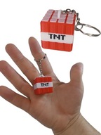 Brelok Breloczek 3D TNT Minecraft kostka