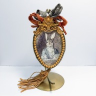 Jajko wiszące, pisanka decoupage, rękodzieło