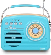 Lauson RA142 Vintage Radio Bluetooth | Przenośny tranzystor Retro Radio