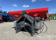 Rozsiewacz nawozu dwutarczowy WOPROL JUNIOR 1200kg Hydraulika Oświetlenie