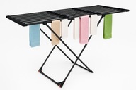 SUSZARKA NA PRANIE BALKONOWA TELESKOPOWA CZARNA NA UBRANIA 25KG