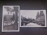 ŚWIERADÓW Dom żdrojowy , taras , Widok ogólny , zestaw 2 pocztówek