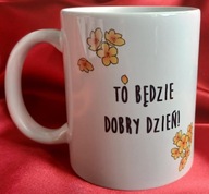 Kubek handmade z humorystycznym napisem