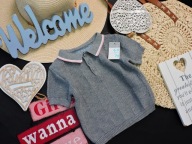 Primark - nowa szara dzianinowa polo r 86