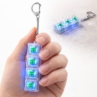 MINI KLAWIATURA ANTYSTRESOWA LED MECHANICZNA KLIKANIE ZIELONE SWITCH DIY