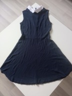 COS Granatowa sukienka dziewczęca wiskoza r XS