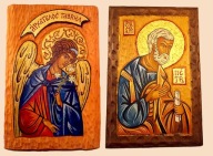 IKONY _ ARCHANIOŁ GABRIEL I ŚW. PIOTR _ ZESTAW