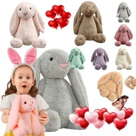 DUŻY MIŚ WIELKI PLUSZOWY KRÓLIK 45CM NA WALENTYNKI PREZNET , DLA DZIECKA