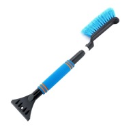 Szczotka Skrobaczka Samochodowa do Śniegu Lodu Rozsuwana 75cm niebiska