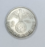 NIEMCY - III RZESZA - 2 REICHSMARK 1938 A (2) - Berlin - Hindenburg