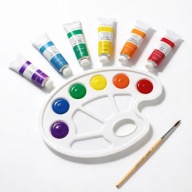 Paletka malarska plastikowa do farb