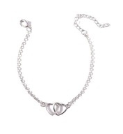 Srebrna bransoletka z motywem love