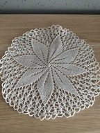 Serwetka serweta szydełkowe rękodzieło piękna misterne cacko śr22