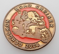 Znaczek, odznaka, blacha zlotowa, motocyklowa No.999