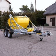 Przyczepa Kablowa Lorries TPB35-4925 DMC 3,5 T z kontenerem na gruz NOWOŚĆ