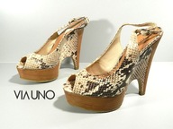 Skórzane brazylijskie "VIA UNO" roz 37