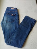 H&M Skinny damskie spodnie jeans r 146 pas 62-66cm