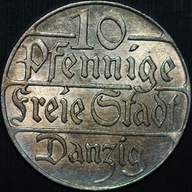 10 Fenigów 1923 WMG - piękny egzemplarz - ORYGINAŁ