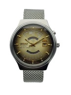 DUŻY MĘSKI JAPOŃSKI ZEGAREK NARĘCZNY ORIENT KRÓLEWSKI LATA 90-TE - UNIKAT