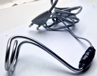 Grzałka do podgrzewania wody PRL ddr KWK 250W sklejona taśmą