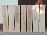 Brusy dębowe tarcica dębowa deska dąb 1200x240x35