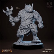 Rhinox Brawler #2 - Roadside - figurka RPG DnD D&D - druk 3D 14K