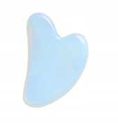 KAMIEŃ MASAŻER GUA SHA DO TWARZY PŁYTKA OPAL Lewer