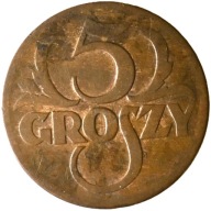 5 gr groszy 1928 - II RP