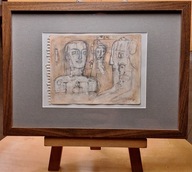 Levkovitch (1936-2025) DOMINUJĄCA 1992 GWASZ PRACA SYGNOWANA