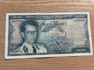 Kongo Belgijskie - 1000 franków - 1958 - bardzo rzadki