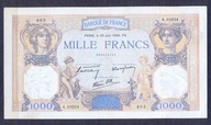 Francja - 1940 - 1 000 franków - ... P90c.. stan 1/2