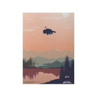 Plakat „Avatar – Appa nad Górami” – Klimatyczny Plakat Anime