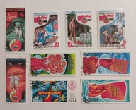 ZSRR - 1987 r, ZESTAW ZNACZKÓW, " KOSMOS "