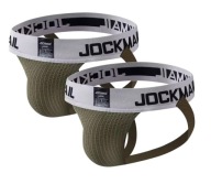 2-pack Bielizna męska jockstrap JOCKMAIL dzianinowe L